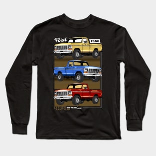 Retro F150 Pickup Car Long Sleeve T-Shirt